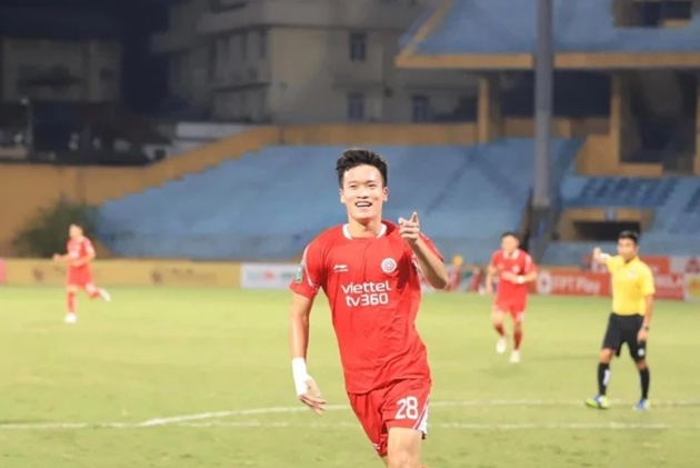 Hoàng Đức thi đấu ổn định trong màu áo Thể Công Viettel. Ảnh: Thethao247