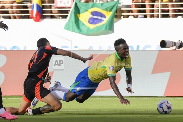 Vinicius không thể hiện được nhiều tại Copa.