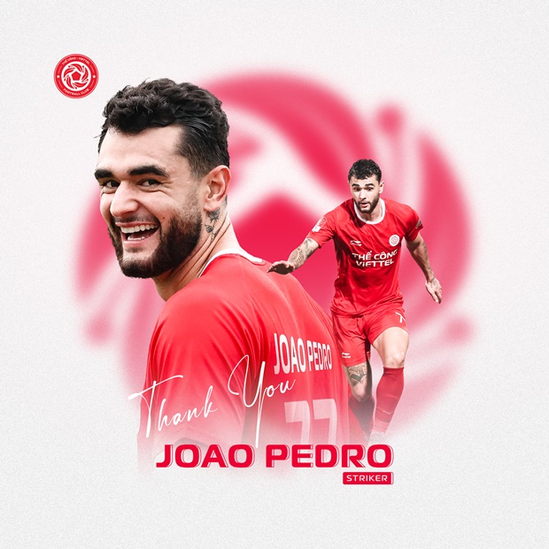 Joao Pedro và Jaha chia tay Thể Công Viettel. Ảnh: Thể Công Viettel.
