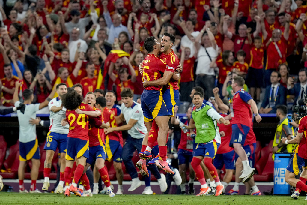 Tây Ban Nha đang thể hiện sức mạnh tuyệt đối tại EURO 2024.