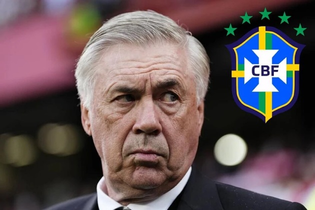 Carlo Ancelotti từng được mời dẫn dắt ĐT Brazil.