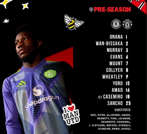 Tân binh Leny Yoro sẽ góp mặt trong đội hình ra sân của Man Utd.