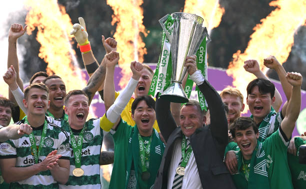 Celtic giành chức vô địch quốc gia mùa trước.