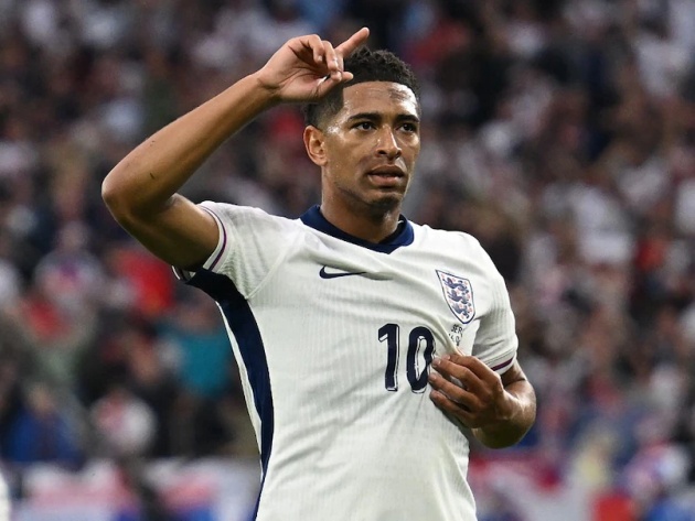 Bellingham đã ghi 2 bàn tại EURO 2024.