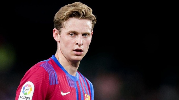 Tiền vệ Frenkie de Jong của Barca.
