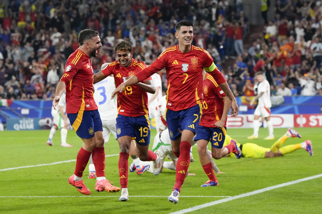 Morata là một trong những chân sút hàng đầu của ĐT Tây Ban Nha.
