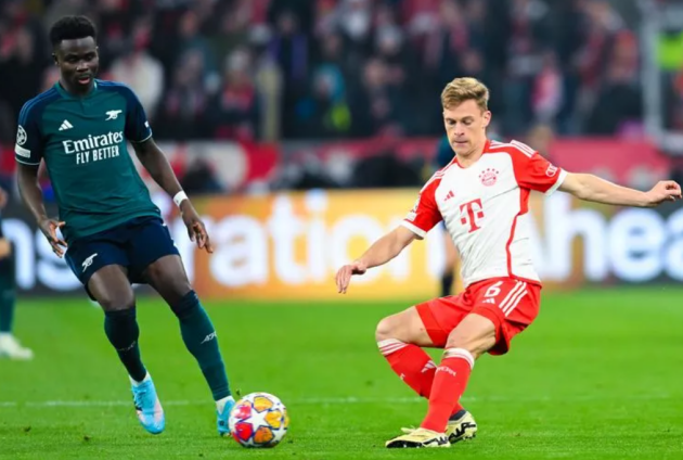 Kimmich trong màu áo Bayern.