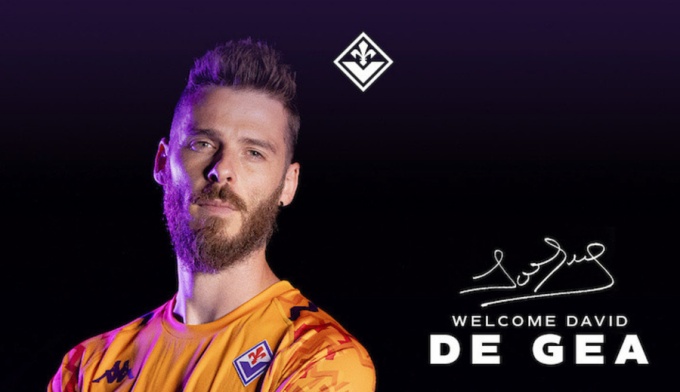Sau tất cả, Fiorentina đã công bố chữ ký của thủ thành De Gea.