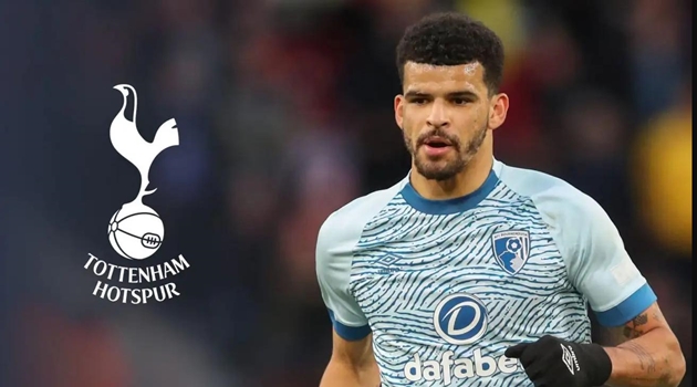 Dominic Solanke trên đường đến Tottenham Hotspur.