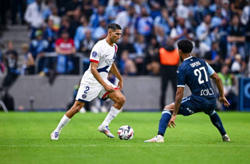 Achraf Hakimi – 5 điểm: Chơi nhiệt tình nhưng thiếu hiệu quả.