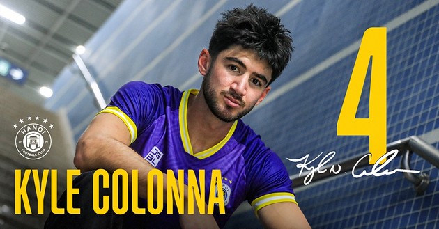 Kyle Colonna cập bến Hà Nội FC.