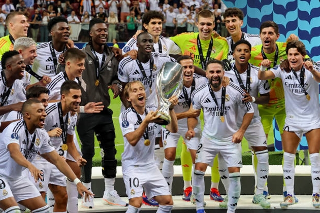 Real Madrid vừa giành Siêu cúp châu Âu.