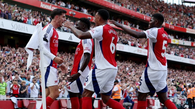 Arsenal trải qua mùa giải thứ 3 liên tiếp giành chiến thắng ở trận mở màn Ngoại hạng Anh. Ở đó, Havertz tiếp tục có màn trình diễn chất lượng.