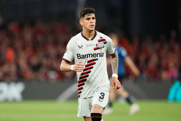 Piero Hincapie gây ấn tượng trong màu áo Bayer Leverkusen.