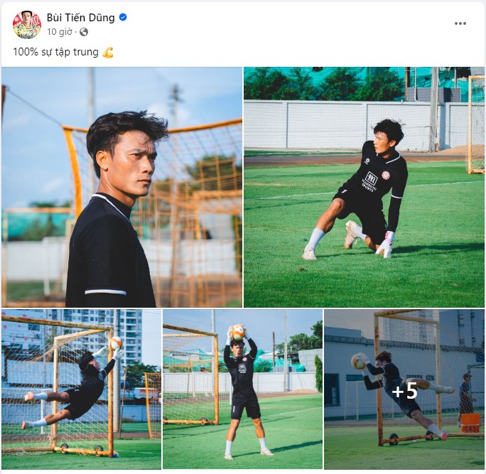 Động thái của Bùi Tiến Dũng. Ảnh chụp màn hình.
