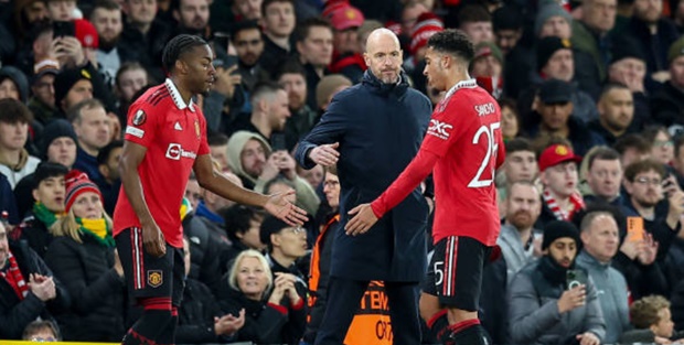 Sancho từng có hiềm khích với Ten Hag.