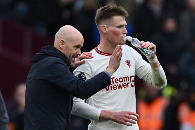 Erik ten Hag hài lòng về Scott McTominay.