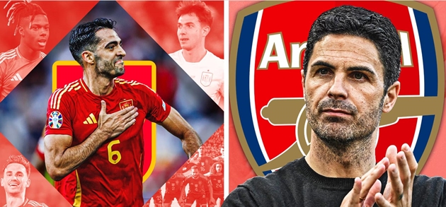 Mikel Arteta muốn tăng cường hàng tiền vệ Arsenal bằng Mikel Merino.