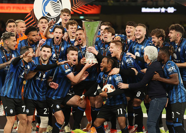 Atalanta giành vé tham dự Champions League 24/25 với cương vị nhà vô địch Europa League.