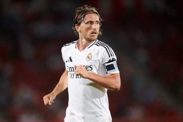 Luka Modric vào sân quá muộn trong trận đấu với Mallorca.