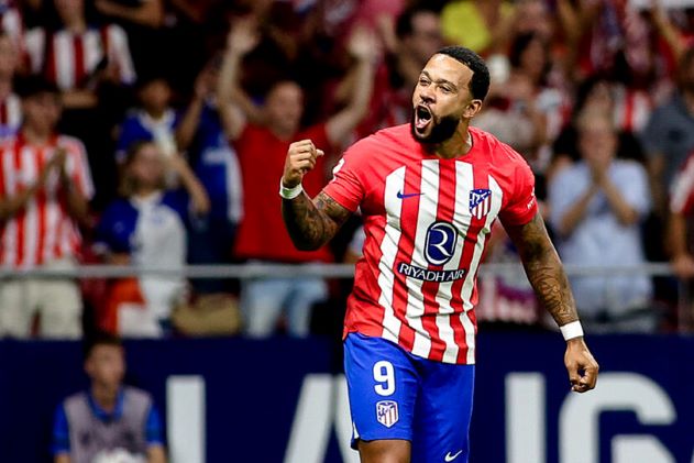 Depay đang ở Atletico.