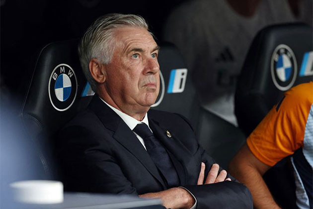 Carlo Ancelotti chưa tìm ra được bộ khung mạnh nhất trên hàng công.