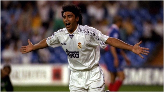 Hugo Sanchez trong màu áo Real.