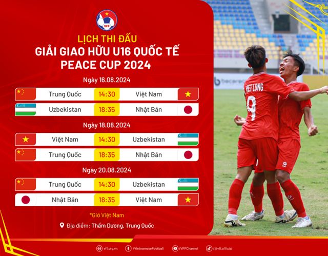 U16 Việt Nam sẽ thử sức với những đối thủ mạnh ở giải giao hữu.
