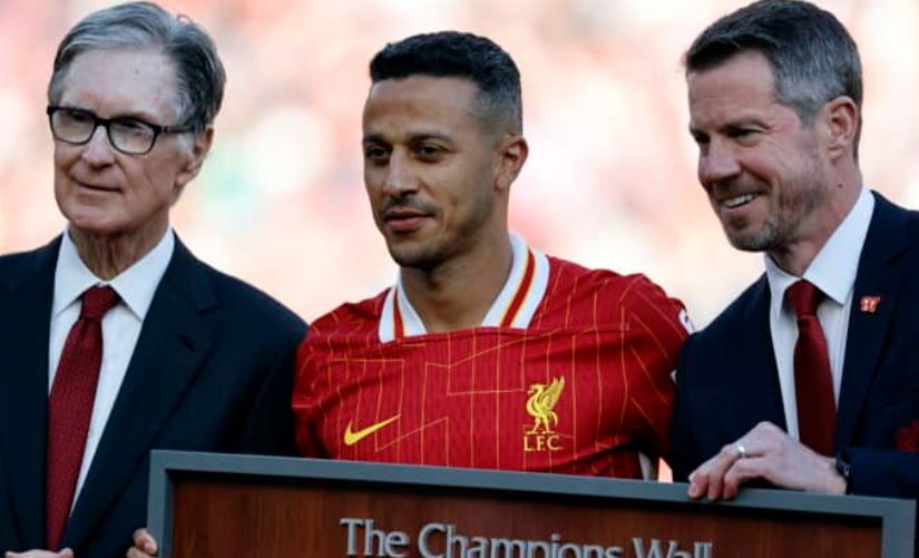 Thiago được yêu mến ở Liverpool.