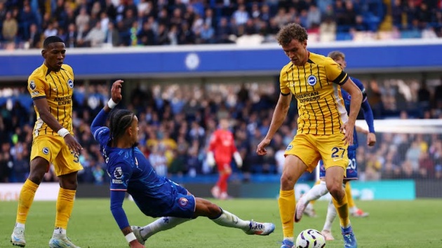 Rõ ràng Brighton chỉ thua một mình chân sút người Anh trong trận đấu này.