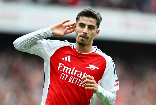 Havertz vẫn là trung phong số 1 của Arsenal thời điểm này.