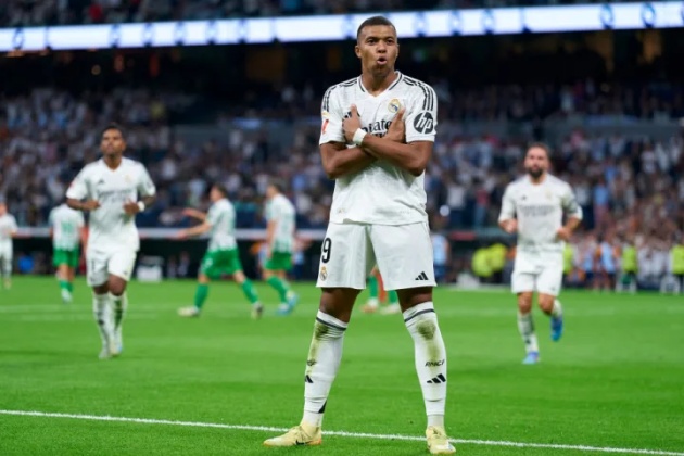 Mbappe đã "nổ súng" tại La Liga.