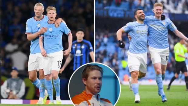 De Bruyne chọn ai giữa Haaland và Aguero?