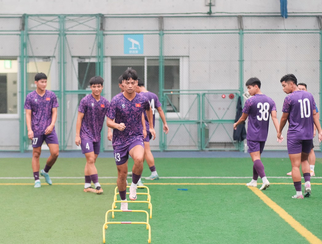 U20 Việt Nam thua cả 2 trận gặp U20 Nga. Ảnh: VFF.