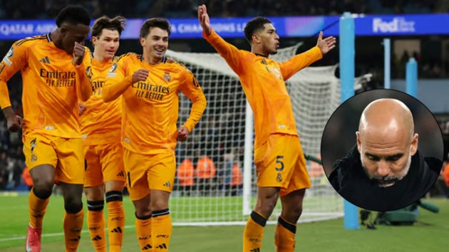 Đại chiến Real và Man City quá kịch tính.