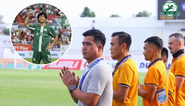 Ninh Bình thắng nhọc Bình Phước, HLV Việt Thắng khẳng định không ngại Công Phượng.