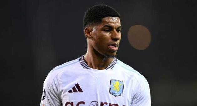 Rashford được tận hưởng bóng đá Champions League cùng Villa.