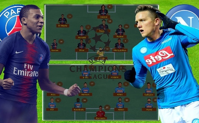 TRỰC TIẾP PSG vs Napoli: Đội hình dự kiến - Bóng Đá