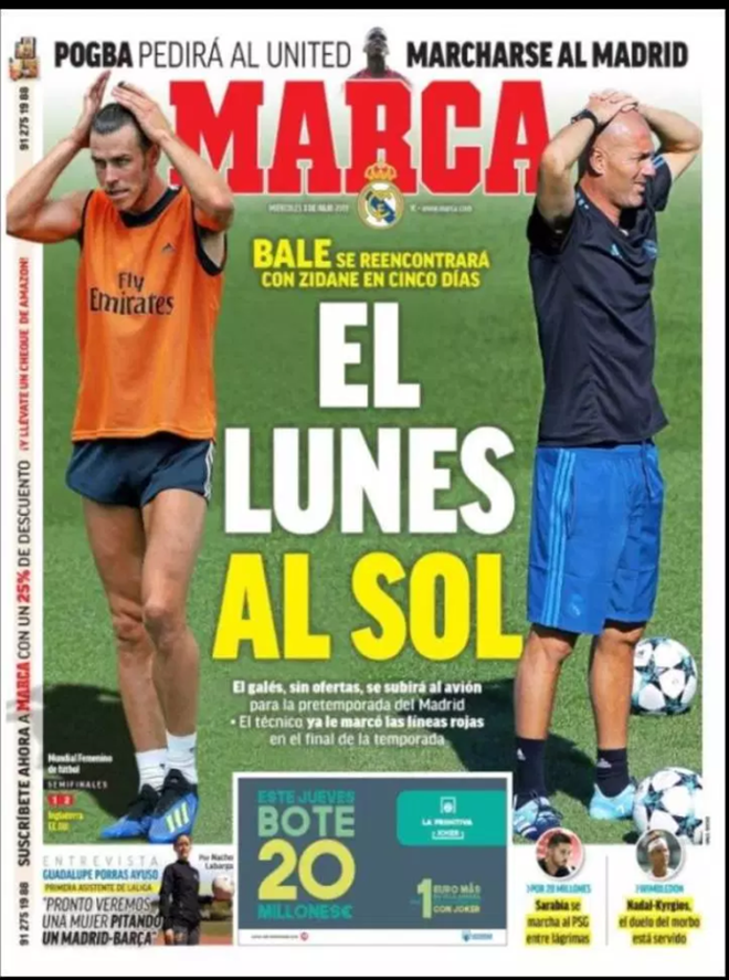 Gareth Bale enjoys Mexico heat on holiday… but is set for frosty reception from Zinedine Zidane at Real Madrid training - Bóng Đá