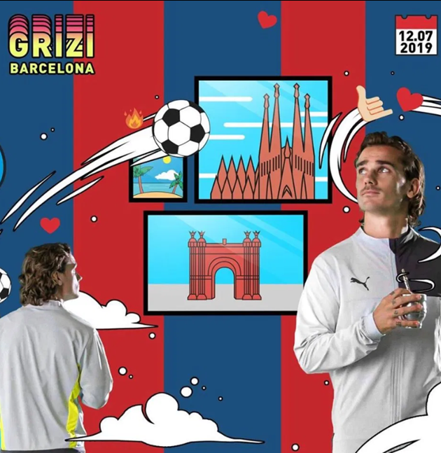 Antoine Griezmann’s life depicted in wacky pictures including meeting wife Erika and winning World Cup - Bóng Đá