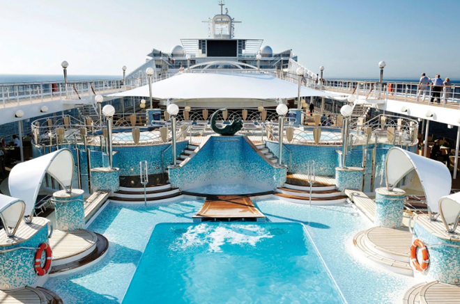 Inside luxury cruiseliner England fans can stay on at Qatar World Cup 2022 including poolside cinemas and whirlpool bath - Bóng Đá