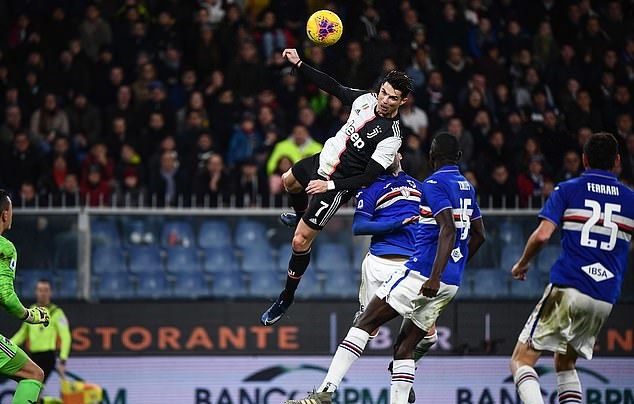 Cristiano Ronaldo is in the best heading form of his career after gravity-defying effort for Juventus… - Bóng Đá