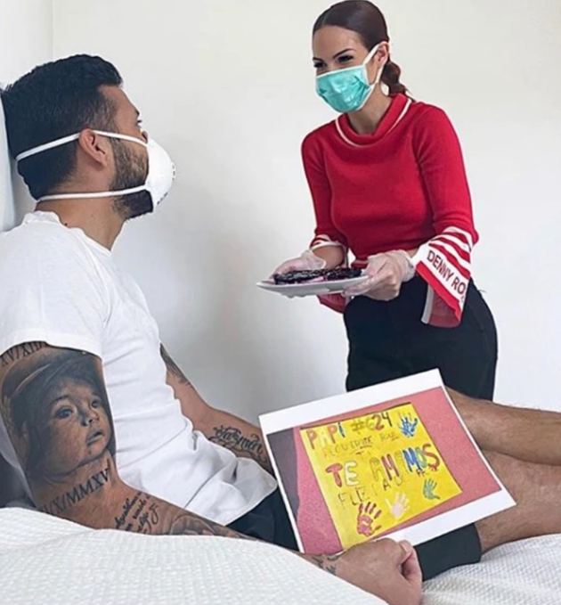 Ezequiel Garay and wife Tamara Gorro reveal heart-breaking agony of coronavirus diagnosis and isolation from their kids - Bóng Đá