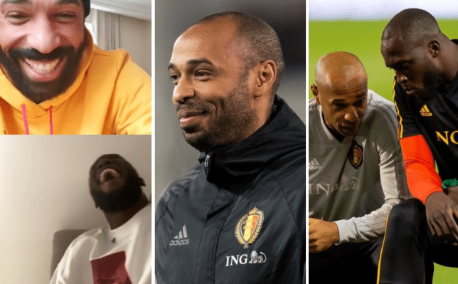 Romelu Lukaku reveals Thierry Henry embarrassed Belgium teammate in training so much he left the pitch - Bóng Đá