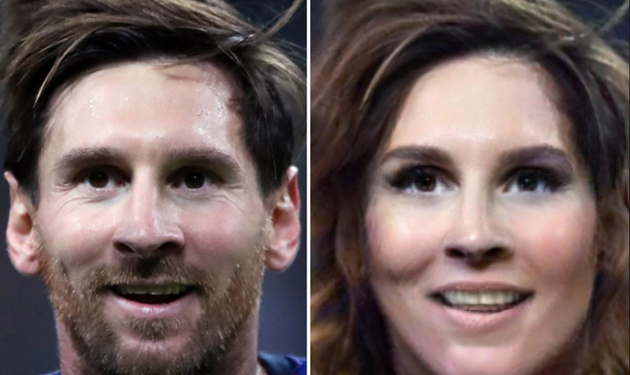 How footballers look as women via FaceApp including Ronaldo, Messi, Mbappe, Sterling, Kane and Mourinho - Bóng Đá