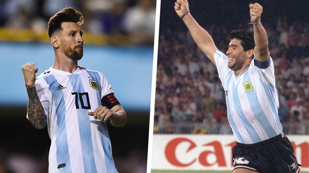 Maradona talked a lot on pitch but you never saw Messi shouting - Aguirre - Bóng Đá