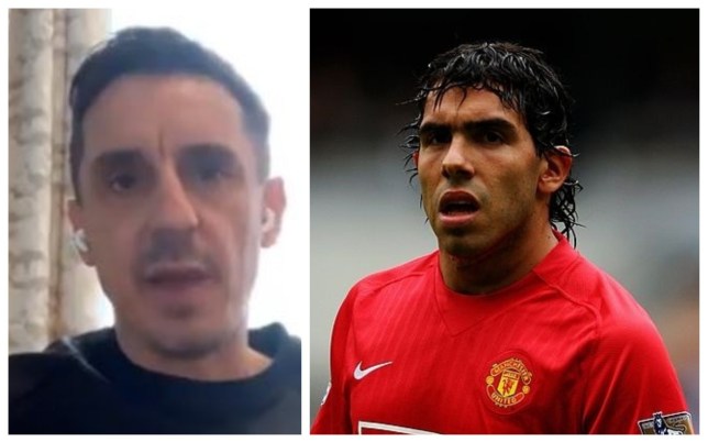 Gary Neville slams Carlos Tevez for ‘messing around’ at Manchester United - Bóng Đá