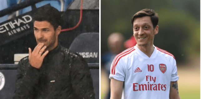 Mikel Arteta explains why he axed Mesut Ozil from Arsenal squad vs Man City - Bóng Đá