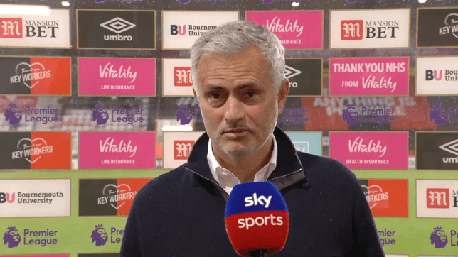 Jose Mourinho says Michael Oliver was Bournemouth’s Man of the Match vs Tottenham and slams penalty non-call - Bóng Đá
