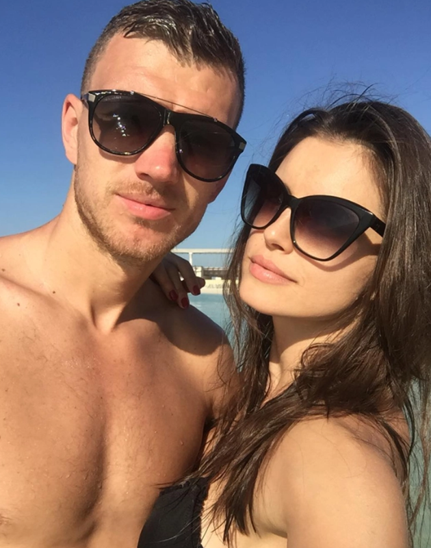 Edin Dzeko’s stunning model wife Amra wants him to snub Juventus and Inter transfer interest and stay in Rome - Bóng Đá